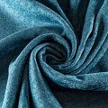 Ткань портьерная шенилл h-300 см 21-02-00086 темно-бирюзовый однотонный