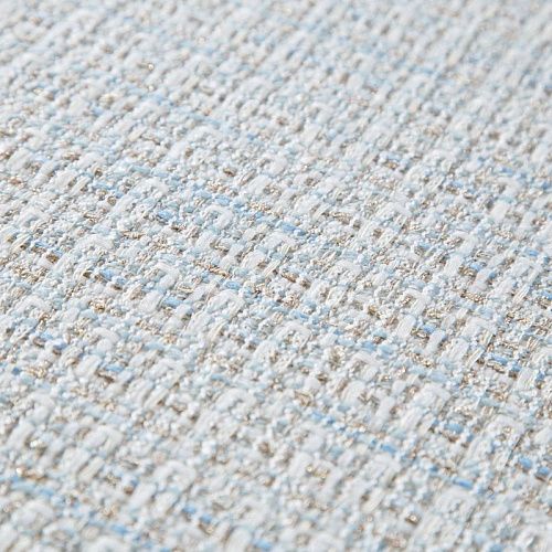 Твид шанель 052-15605 бело-голубой