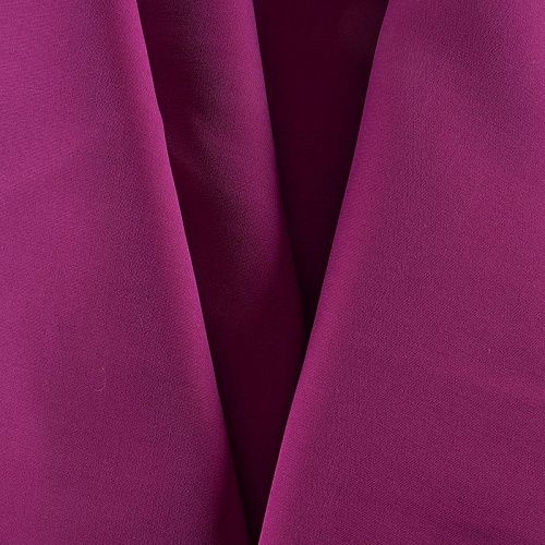 Креп 026-11980 темная фуксия однотонный