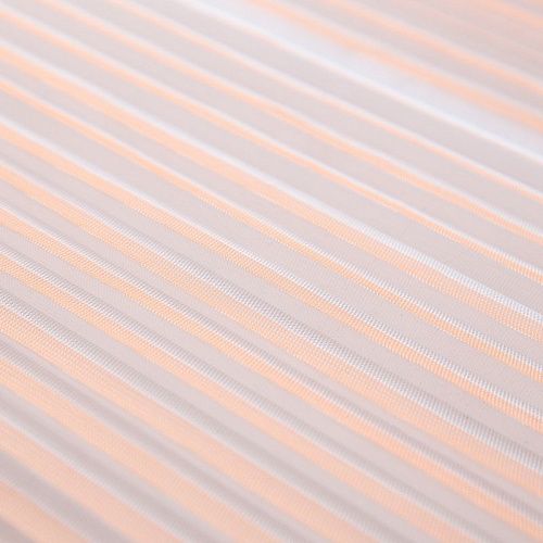 Сетка плиссе 050-20313 бело-персиковый