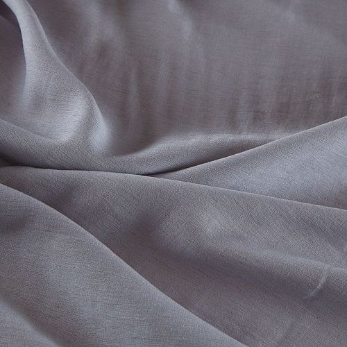 Лен-вискоза 035-17846 светло-серый однотонный