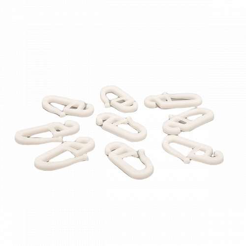 Крючок для кольца d 4мм пластик 10.51.10.004  белый