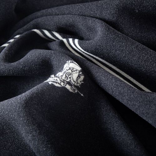 Шерсть пальтовая валяная (купон) 066-19916 графит