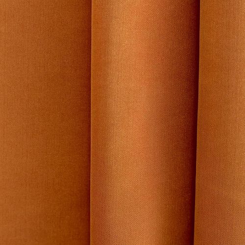 Ткань портьерная тафта h-295 см Т171-02-175 жженый апельсин однотонный