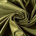 Ткань портьерная бархат h-300 см 09-02-00064 оливково-зеленый однотонный