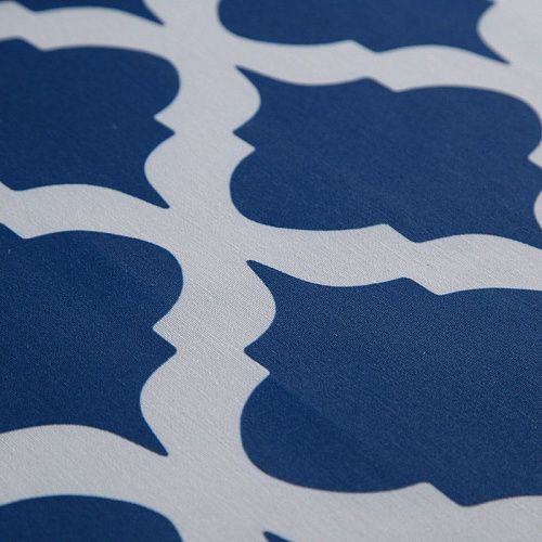 Ткань портьерная H-280 см 19-02-15863 синий принтованный