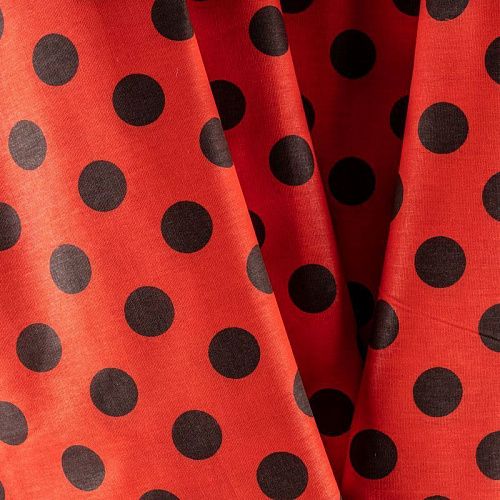 Бязь 007-00636 красный принтованный