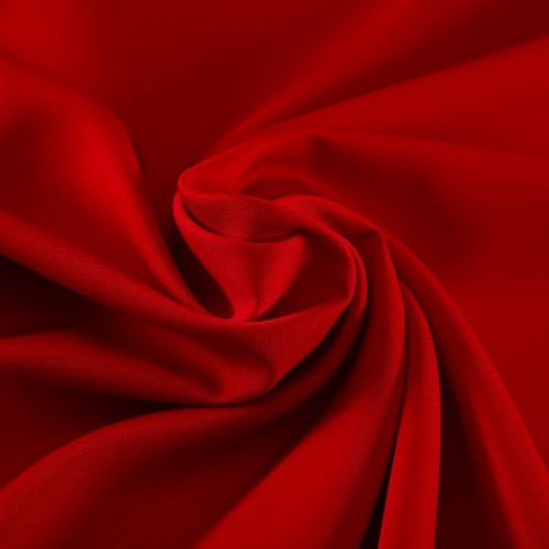 Ткань костюмная стрейч 025-19256 красный однотонный