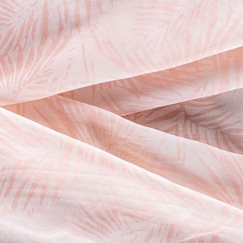 Шелк-батист 003-1028 молочный принтованный