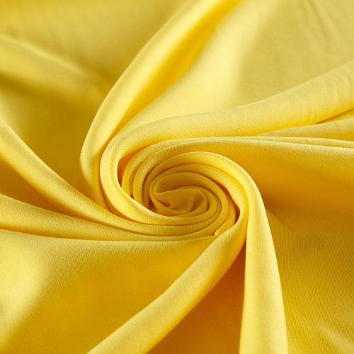 Твил-штапель 069-12793 желтый однотонный