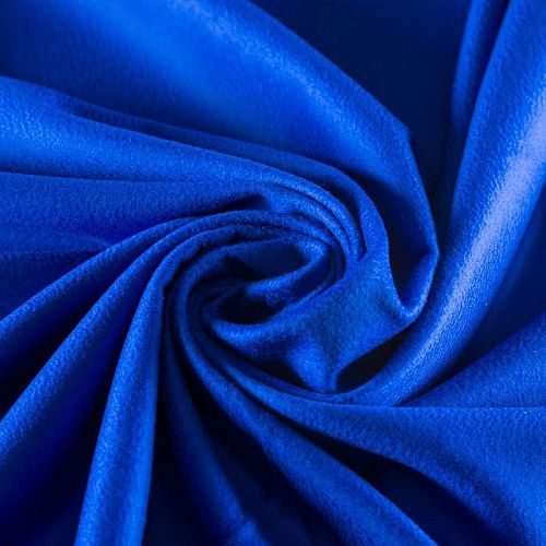 Кашемир К13-127 синий электрик однотонный