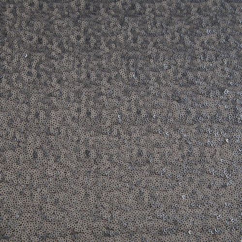 Пайетки на сетке 055-16853 матовое серебро