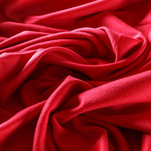 Кашемир 022-05054 малиново-красный однотонный