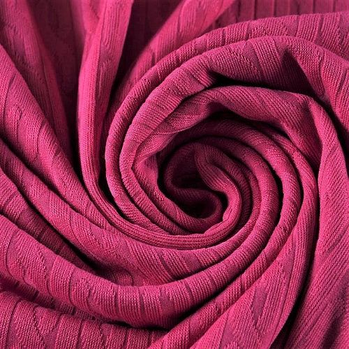 Трикотаж 056-10485 фуксия однотонный