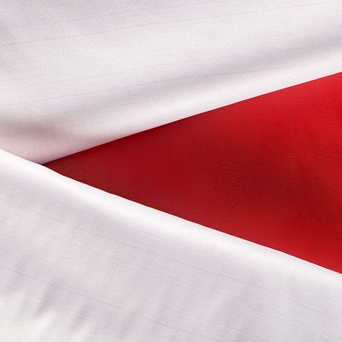 Экокожа К09-160 оранжево-красный однотонный