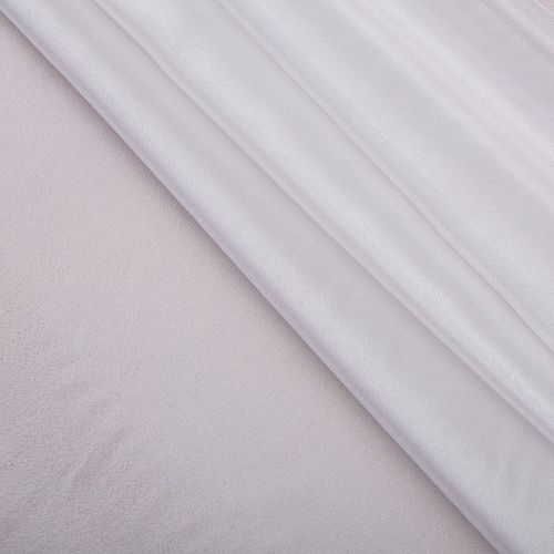 Перл шифон 068-19402 белый однотонный