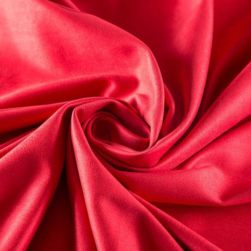 Замша искусственная К25-113 Col.5 красный однотонный