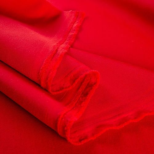 Шерсть двойная 066-20172 красный однотонный