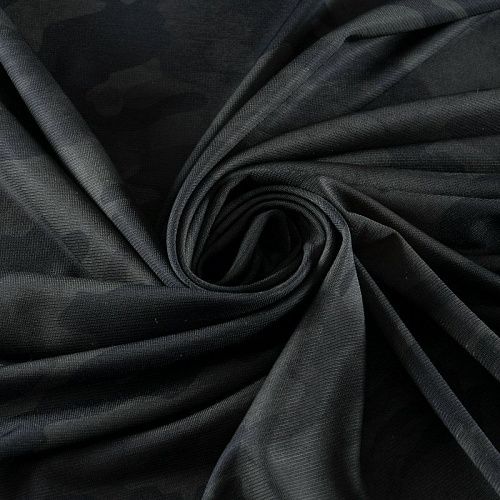 Трикотаж 2-х сторонний 056-11997 синий/камужляж