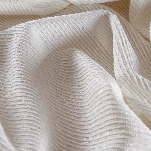 Твид шанель 052-15602 белый однотонный