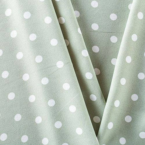 Креп 026-01547 серо-мятный принтованный