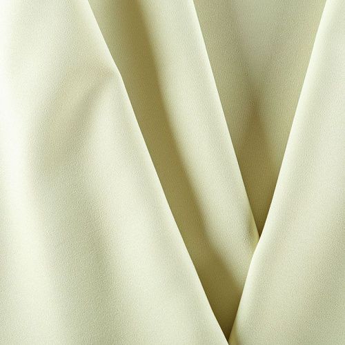 Габардин 011-07922 выбеленный желтый однотонный