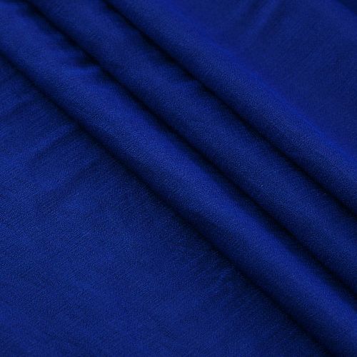 Вискоза 009-17837 васильковый однотонный