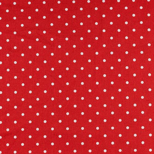 Коттон К36-116 красный принтованный
