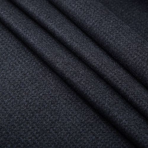 Шерсть костюмная 025-20384 черный жаккардовый