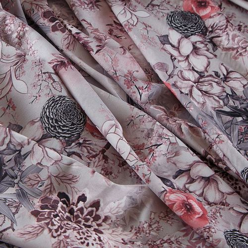 Вискоза "Лоренцо" стрейч 036-17682 серый принтованный