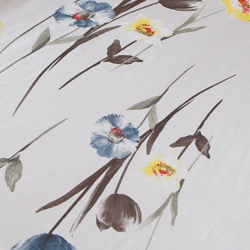 Шифон 068-16754 белый принтованный