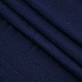 Трикотаж льняной 056-16737 темно-синий однотонный