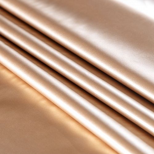 Экокожа стрейч 070-06783 золотисто-бежевый однотонный