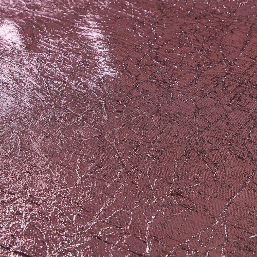 Парча крэш 041-13603 серебристо-розовый