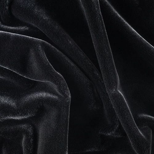 Мех искусственный К36-150 черный однотонный