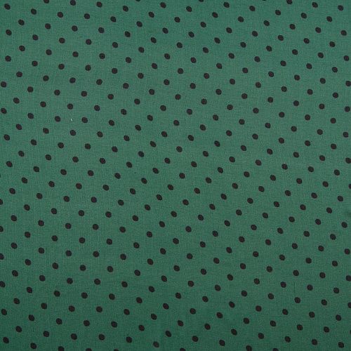 Шифон шелковый 068-12257 зеленый принтованный