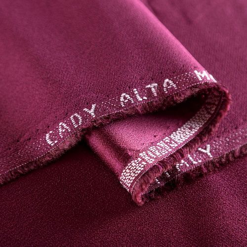 Кади креп-атлас 001-06633 пурпурная фиалка однотонный