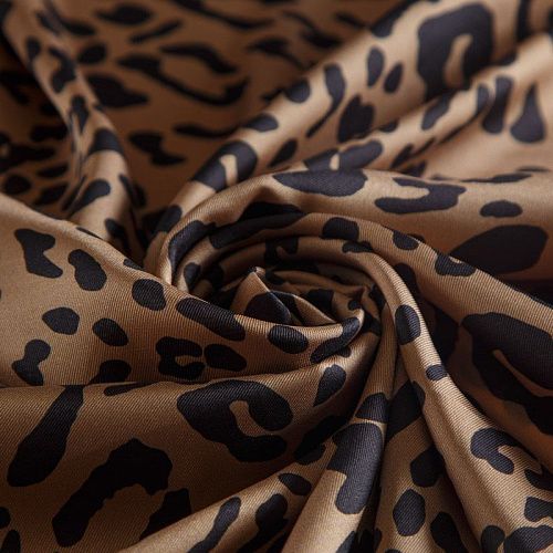 Сатин 001-14969 кэмел принтованный