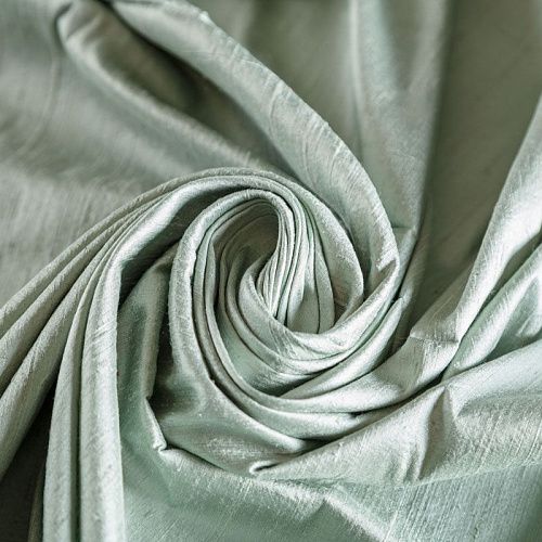 Дикий шелк 016-04747 снежная мята однотонный