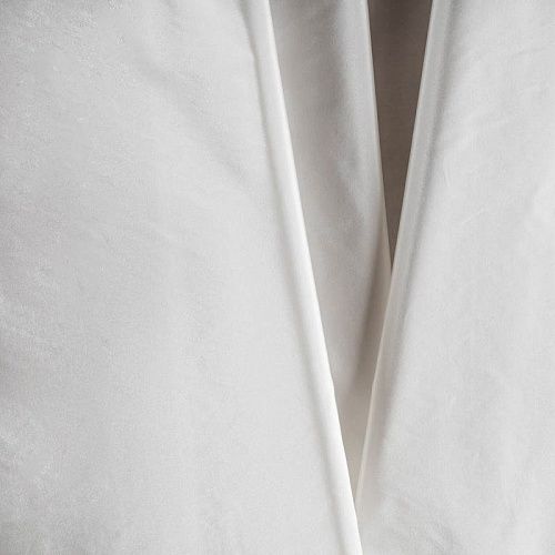 Тафта шелковая К36-139 жемчужно-молочный однотонный