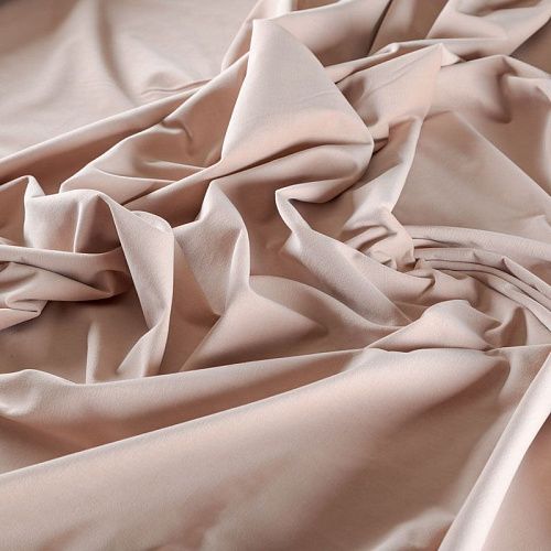 Бархат К15-638 пудровый однотонный