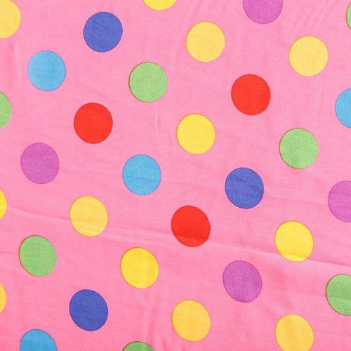 Шифон К33-058 розовый принтованный