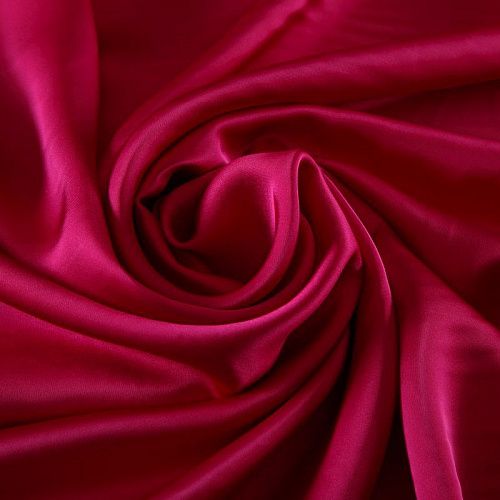 Сатин Paris 001-18431 малиновый однотонный