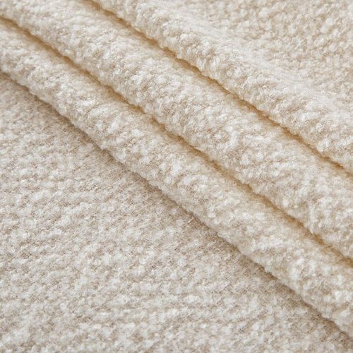 Твид 052-16692 молочный однотонный