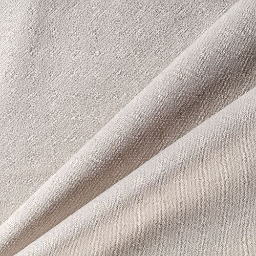 Ткань портьерная бархат 507-02-03 светло-серебристый однотонный