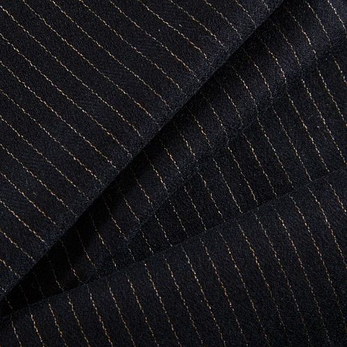 Ткань костюмная 025-16192 черный с люрексом