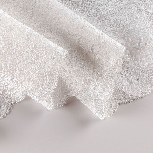 Кружево эластичное 200 мм Ф01-0047 белый