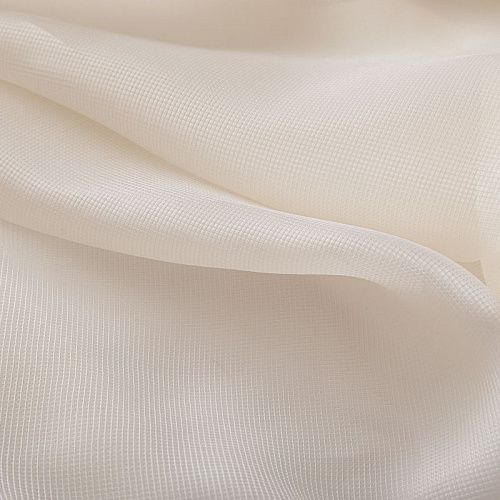 Органза фактурная 039-17035 молочный