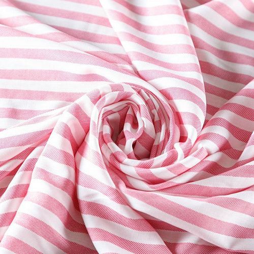 Штапель 069-07894 белый принтованный