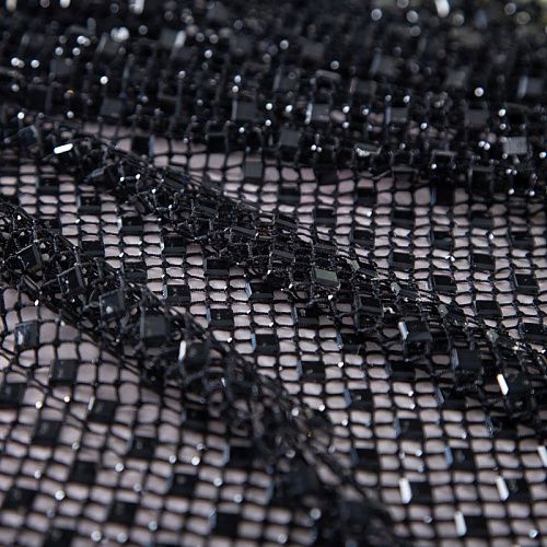 Сетка со стразами Swarovski 050-19872 черный